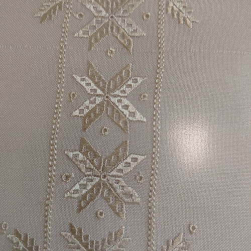 Lefkadian Handmade Embroidery Cross with Frame, New, Silk Thread