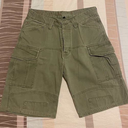 3Guys Khaki Men's Bermuda Shorts like new, denim fabric, XL