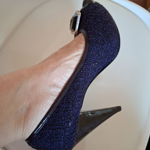 Miss Sixty purple high heel shoes used, size 41