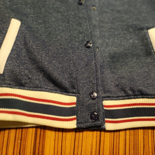 Bershka college jacket like new, size M, blue