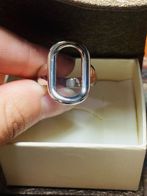 Silver ring handmade new, size 56