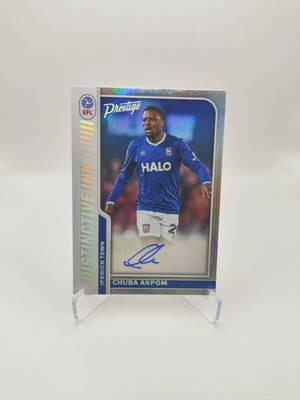2025-25 Panini Prestige EFL Chuba Akpom Auto κάρτα σαν καινούργιο