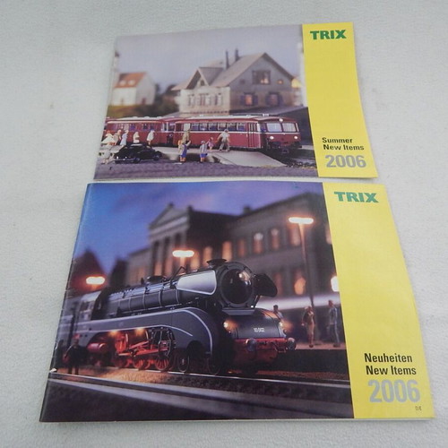 Trix catalogs used, pack of 2, 2006 models