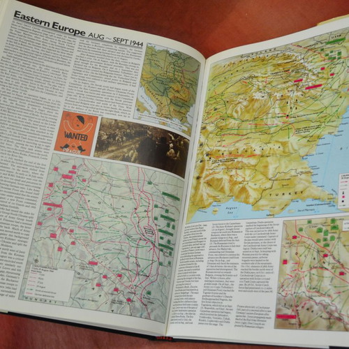 Atlas of the Second World War 1989, historical edition like new