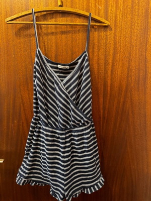 Bershka playsuit like new, blue, XS-M