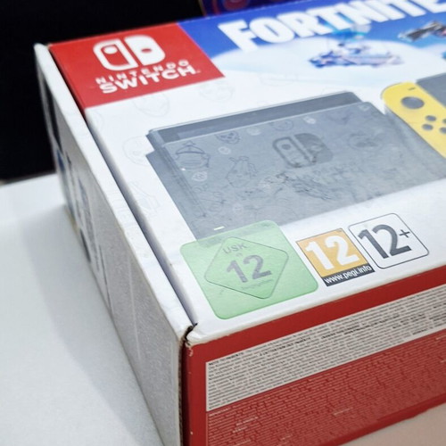 Nintendo Switch Fortnite Edition Box with Manual used