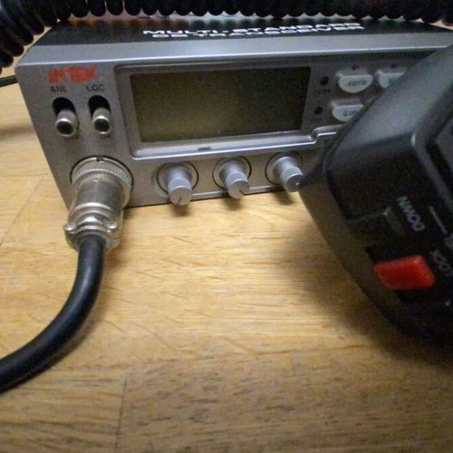 Intek Multi-Standard CB Transceiver used with microphone and antenna
