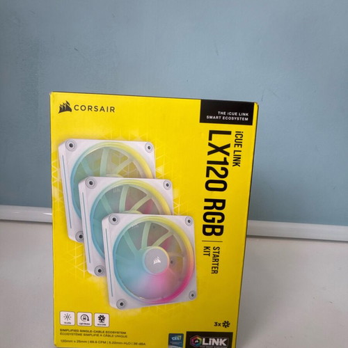 Corsair fans new set of 3 pcs 120mm RGB