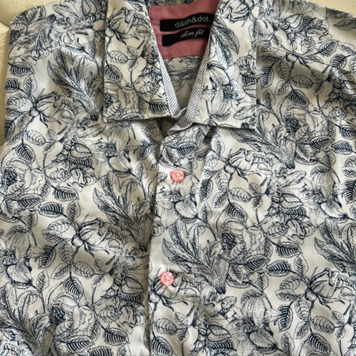 Dash&Dot men's shirt multicolored like new size M