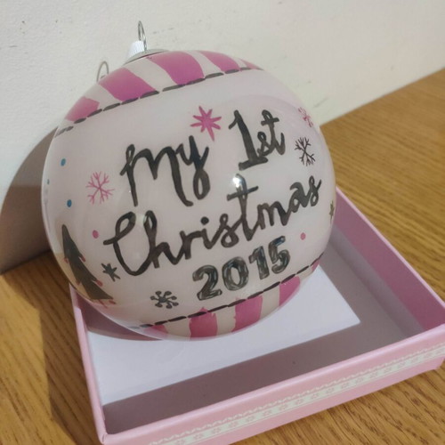 Mamas and Papas My 1st Christmas 2015 collectible Christmas bauble new