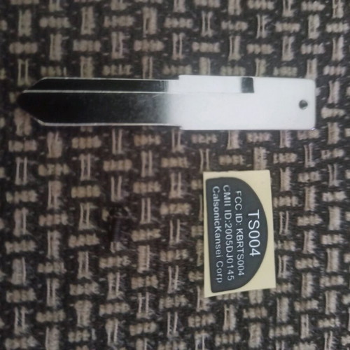Key cover and blade for Suzuki Splash and Opel Agila new