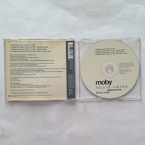 Moby & Mylene Farmer Slipping Away (Crier La Vie) CD used