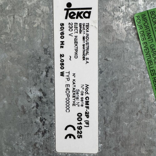 Teka stainless steel kitchen sink with built-in electric hobs new