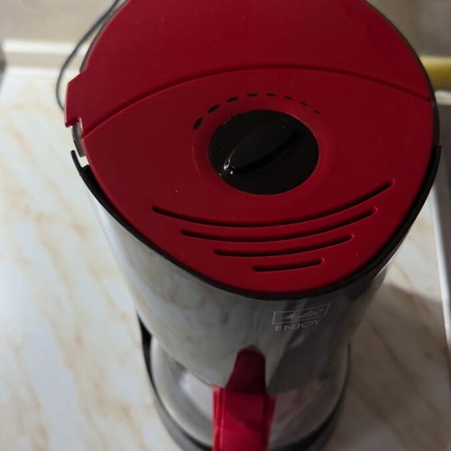 Melitta Enjoy filter coffee maker like new, black/red