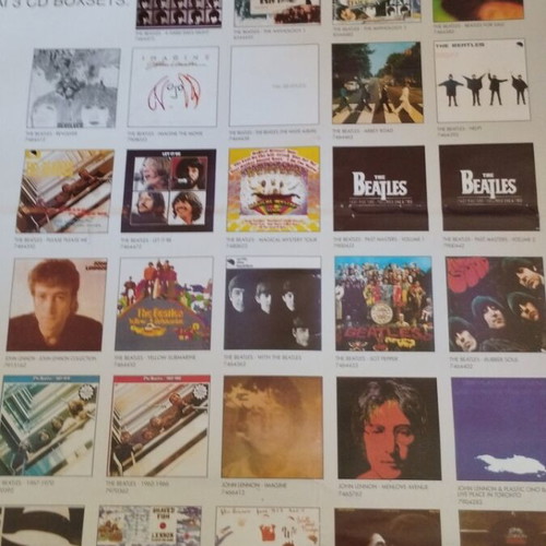 The Beatles Promo Poster used, Artist Of The Month, 65x45 cm