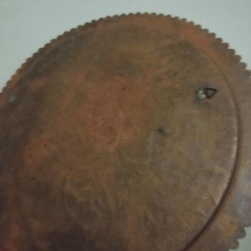 Decorative plate used, medium size, tabletop or hanging