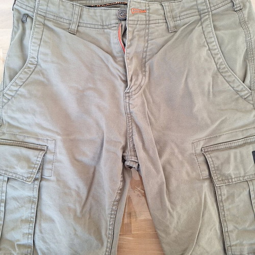 Funky Buddha men's khaki cargo shorts size S