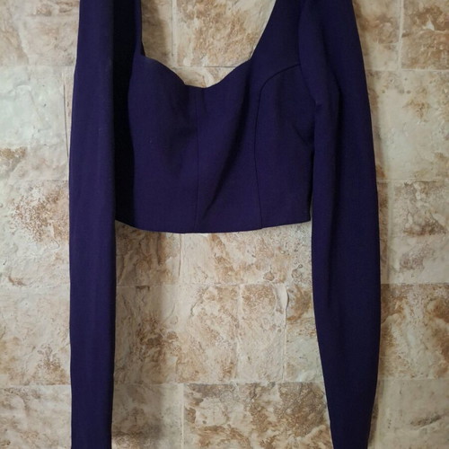 Zara crop top new, purple, size S