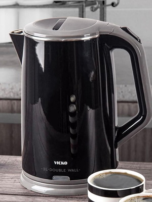 Electric kettle 2L with double wall, like new
