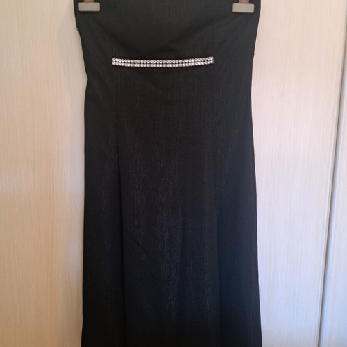 Vivette strapless dress and bolero set black like new