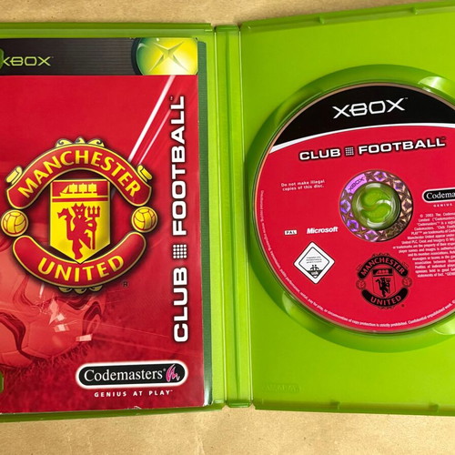 Manchester United Club Football Xbox game