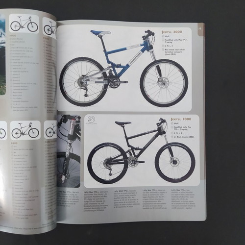 Cannondale 2003 bicycle catalog used, 72 pages, multilingual