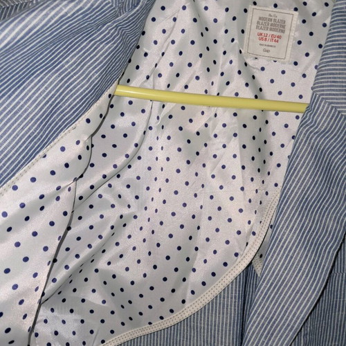 Striped jacket size L like new