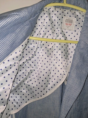 Striped jacket size L like new