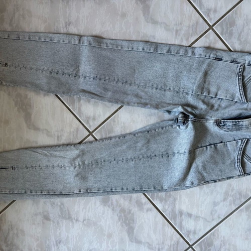 Women's jeans like new, size M / 38, gray and blue