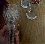  3 ψηλά ποτήρια Μπύρας Erdinger αυθεντικά 0,5L