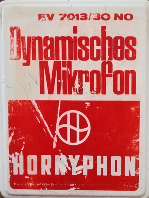Hornypfhon EV 7013/30NO vintage dynamic microphone, new