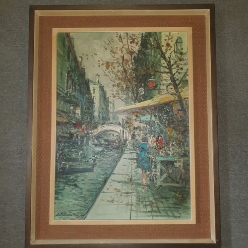 Painting used with frame 90 x 69