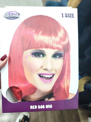 Red wig like new