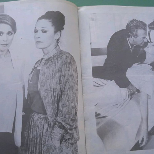Theatrical program used, vintage