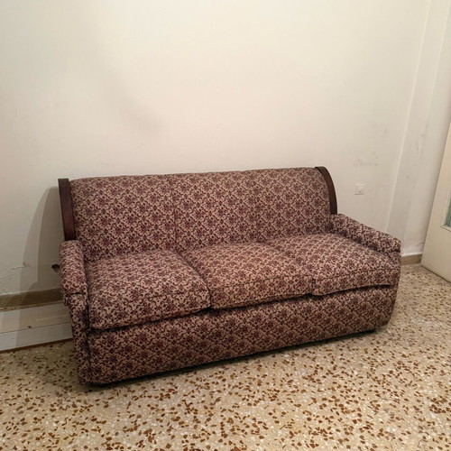 Vintage three-seater sofa used