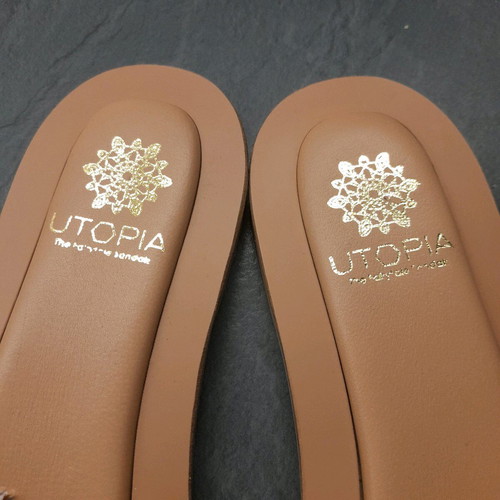 Utopia sandals new, beige, size 37