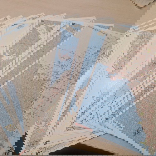 Οι χάρτες της Ελλάδας Interamerican σαν καινούργιο με φάκελλο και δώρο χάρτης μεγάλος