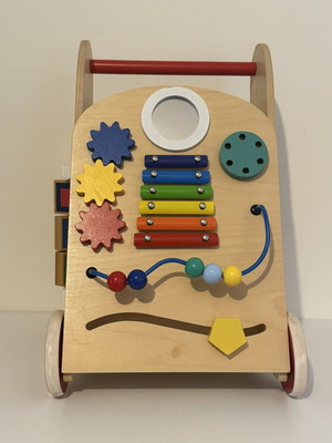 Oxybul wooden baby walker used