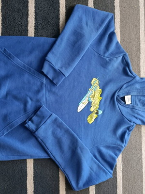 Adidas φούτερ μεταχειρισμένο, μπλε και κίτρινο, μέγεθος 152 cm