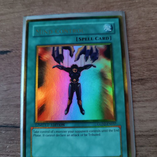 Mind Control YuGiOh Card near mint, limited edition