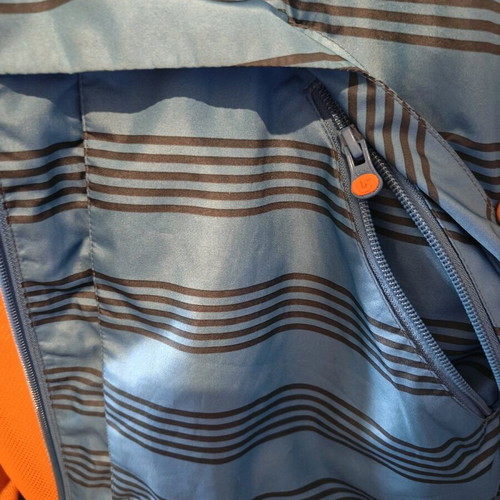 Burton windbreaker used medium men's blue orange