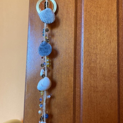 Decorative Garland with Shells handmade, 45 cm