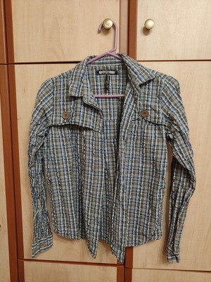 Women's long-sleeve checked shirt Sprider like new, size S