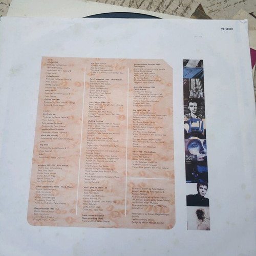 Peter Gabriel Shaking The Tree Twelve Golden Greats LP used, rock