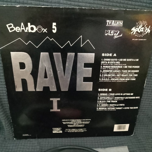 RAVE I vinyl used, electronic music
