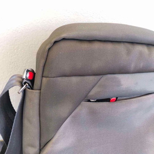 Men's messenger bag like new, olive color