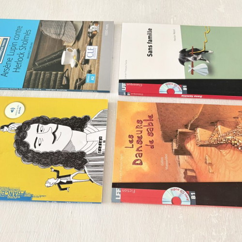 French books A1-B1 with CDs new