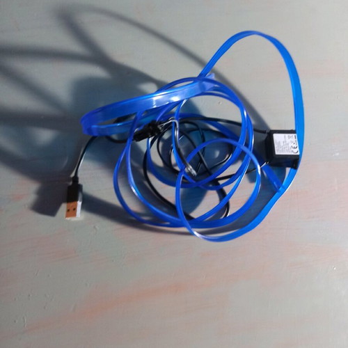 Blue led strip for office like new