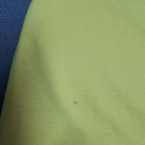 Cotton short-sleeve top Maine in yellow, like new