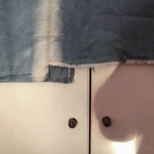 Rebecca Blu asymmetrical denim skirt like new, thin fabric, size S